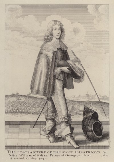 William II of Orange-Nassau, Prince of Orange by English School