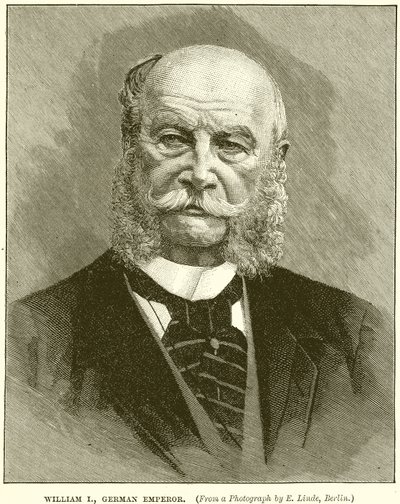 William I, German Emperor by English School