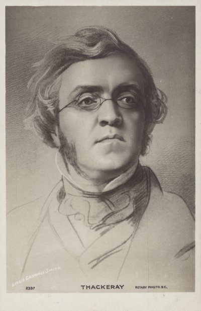 William Makepeace Thackeray (1811-1863), English novelist by English School