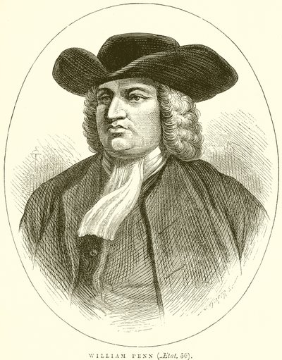 William Penn (Aetat. 50) by English School