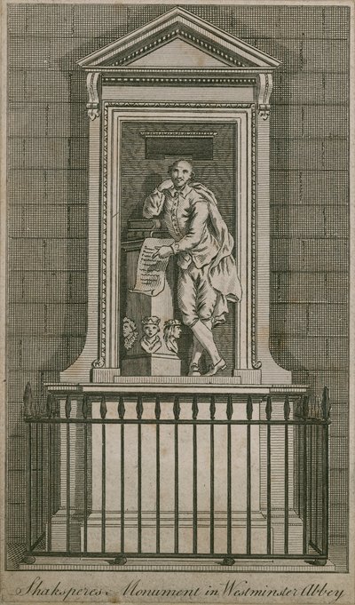 William Shakespeare Monument by English School