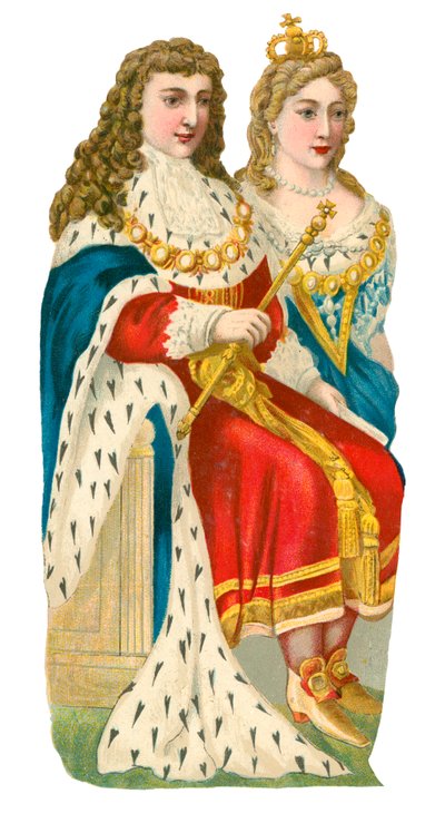 William and Mary by English School