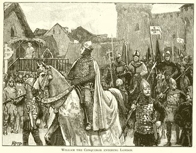 William the Conqueror Entering London by English School