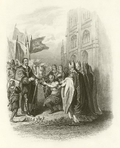 William the Conqueror Receiving the Crown by English School