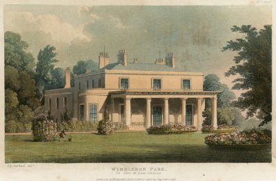 Wimbledon Park, the seat of Earl Spencer by English School