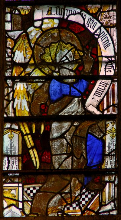 Window depicting the Annunciation by English School