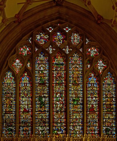 Window 1 depicting the Tree of Jesse by English School