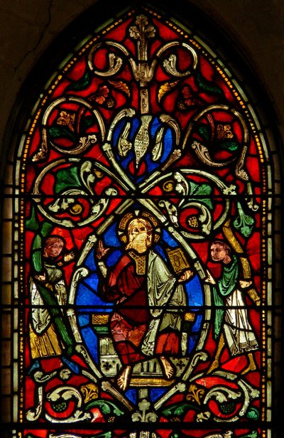 Window depicting Christ on the Tree of Jesse by English School