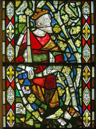 Window depicting Solomon on the Tree of Jesse by English School