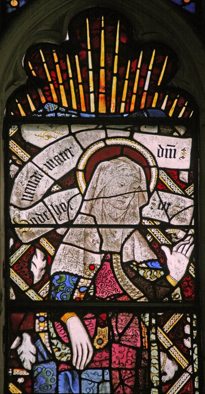 Window depicting St Elizabeth? by English School