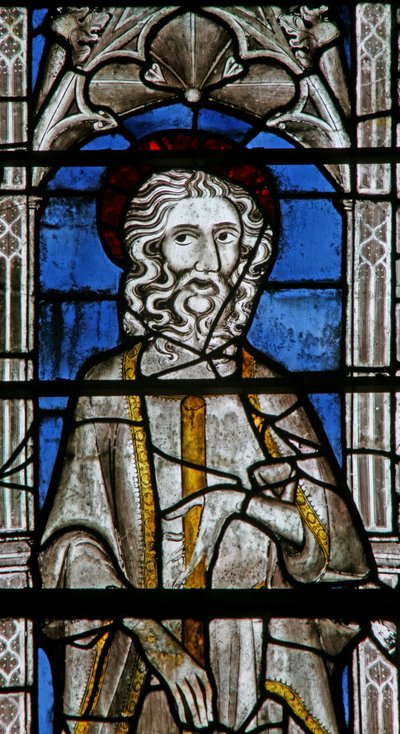 Window depicting St James the Less by English School