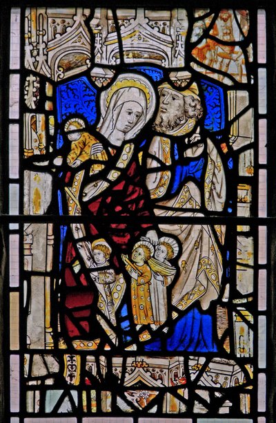 Window Ew depicting St Mary Cleopas, Alphaeus and Their Children by English School