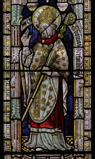 Window Ew depicting St Thomas of Hereford by English School