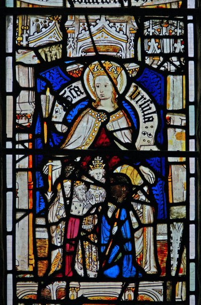 Window Ew depicting St Ursula by English School