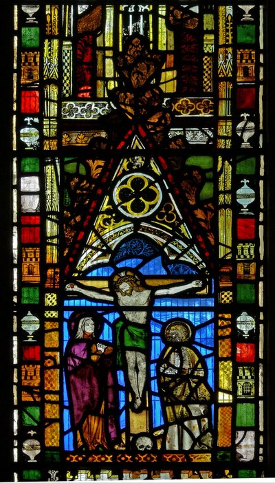 Window N2 depicting the Crucifixion by English School