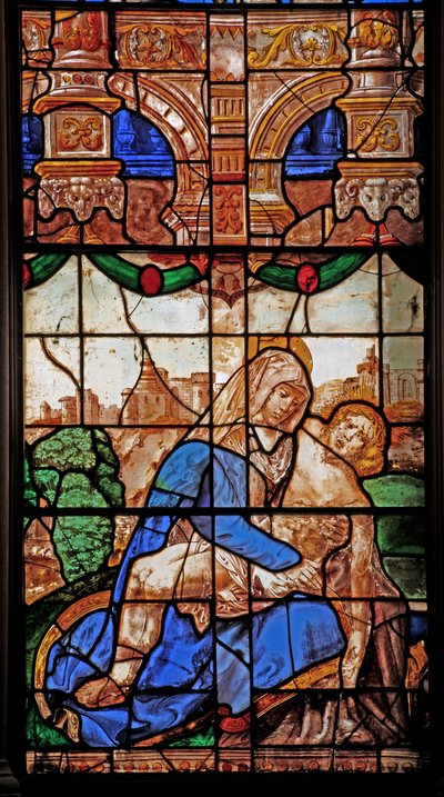Window 2 depicting the Pieta by English School