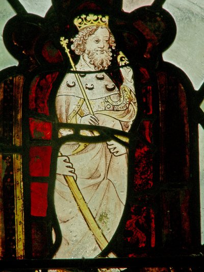 Window N4 depicting St Edward the Confessor by English School