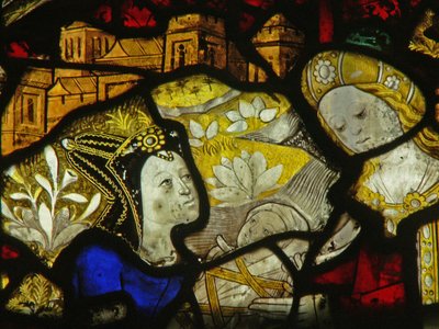 Moses Saved from the Bullrushes by English School