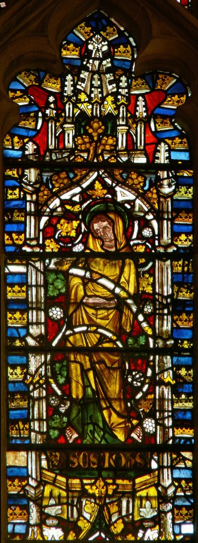 Window depicting St. John on the Tree of Jesse by English School
