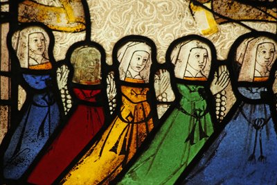 Window 3 depicting donors by English School