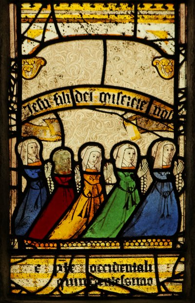 Window 3 depicting donors by English School