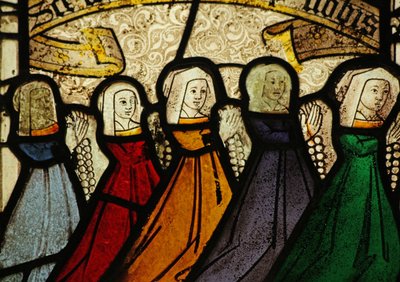 Window 3 depicting donors by English School