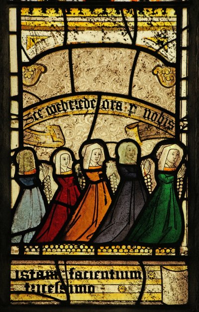 Window 3 depicting donors by English School