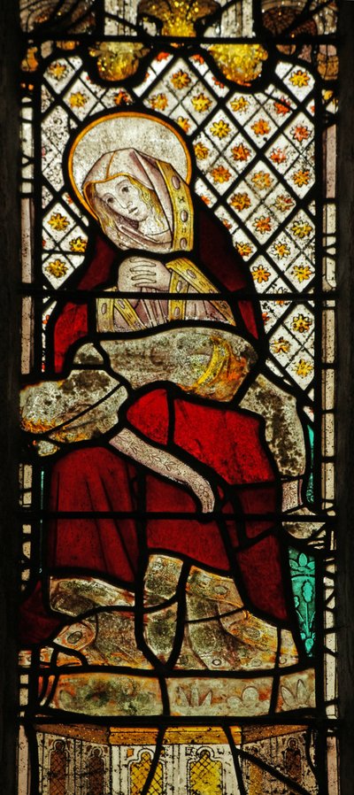 Window 3 depicting the Pieta by English School