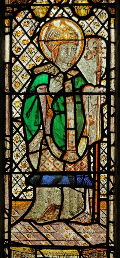 Window 4 depicting St Patrick by English School