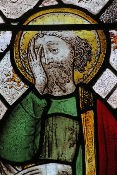 Window depicting St Paul by English School
