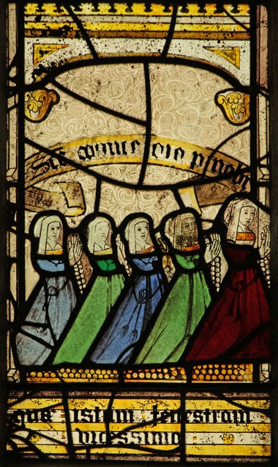 Window 4 depicting donors by English School