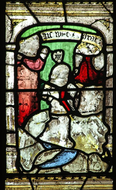 Window 6 depicting St George slays the dragon by English School