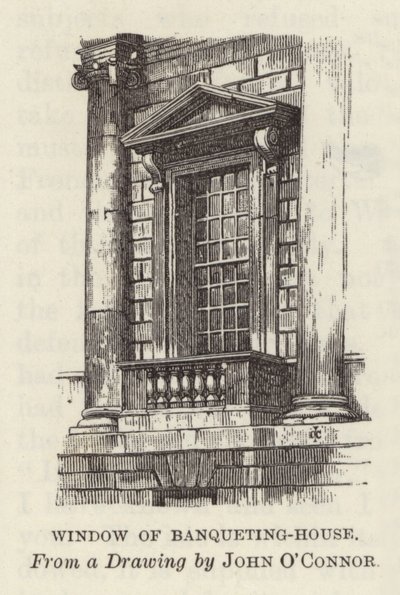 Window of Banqueting House by English School