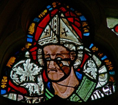 Window 2 depicting St Wulfstan by English School