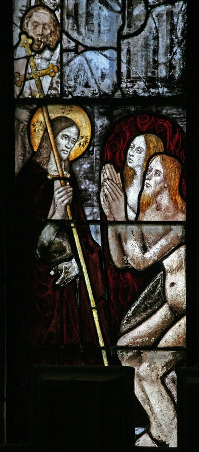 Window s2 depicting the Harrowing of Hell by English School