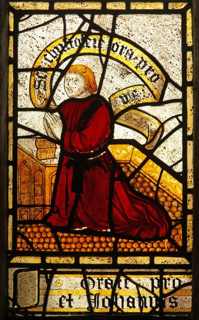 Window 3 depicting a donor - Borase family by English School