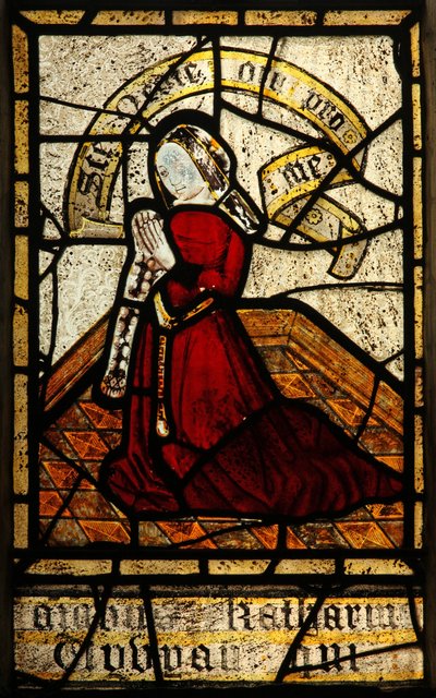 Window 3 depicting a donor - Borase family by English School