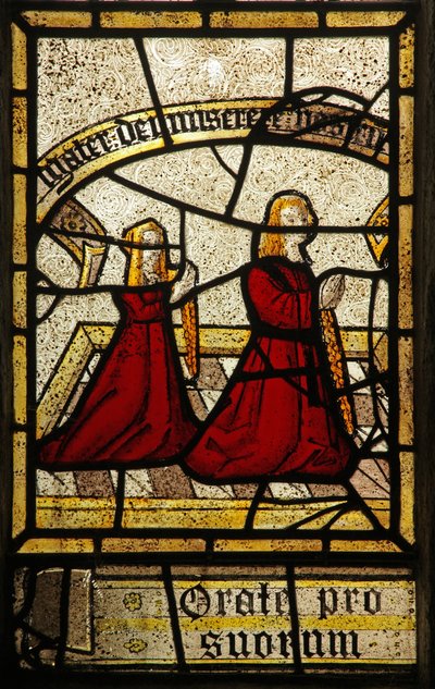 Window depicting donors - Martyn family by English School