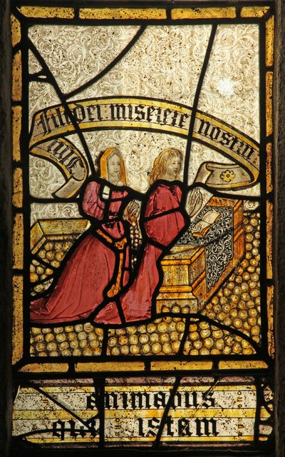 Window depicting donors - Martyn family by English School