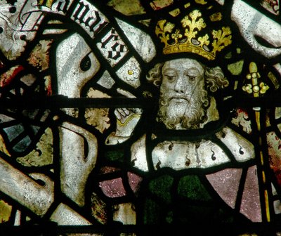 Window depicting Manasses on the Tree of Jesse by English School