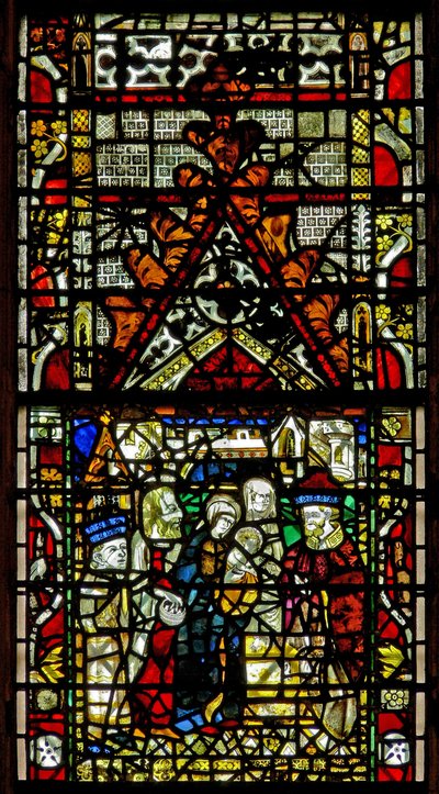 Window w37 depicting the Presentation in the Temple by English School