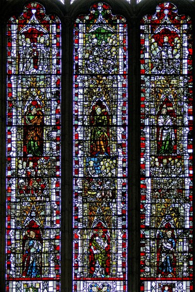 Window depicting Prophets by English School