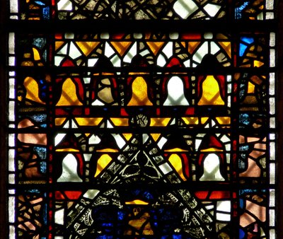 Window w41 depicting bells by English School