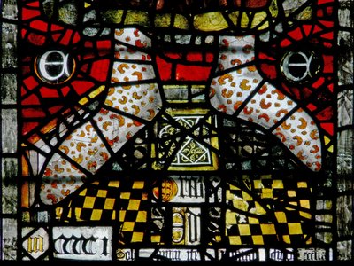 Window depicting St Edward the Confessor by English School