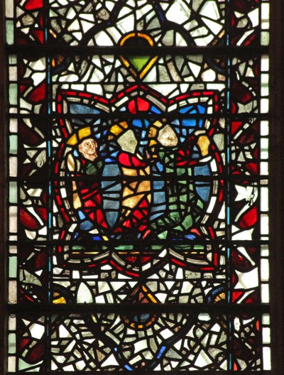 Window W57 depicting the Adoration of the Magi by English School