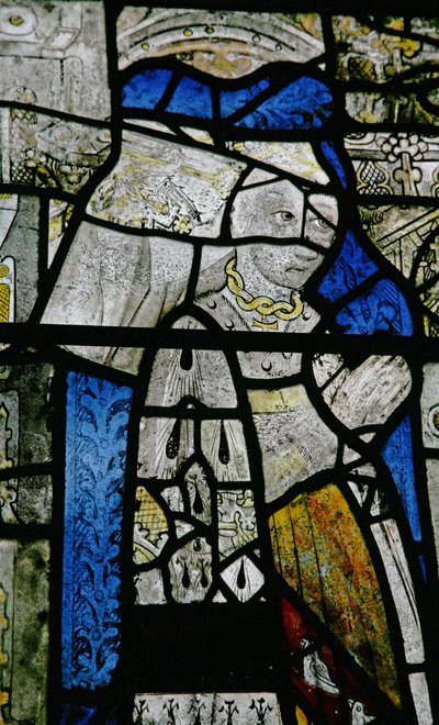 Window w5 depicting a donor - Ann Danvers by English School