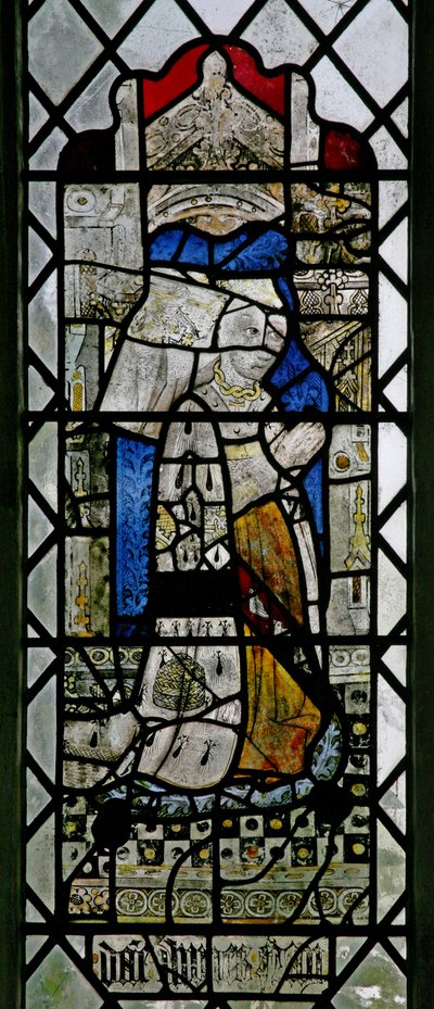 Window w5 depicting a donor - Ann Danvers by English School