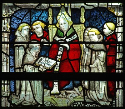 Window W5 depicting a scene from the life of St William by English School