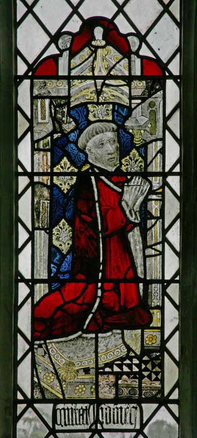 Window w6 depicting a donor - John Gedney by English School