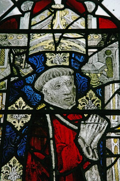 Window w6 depicting a donor - John Gedney by English School